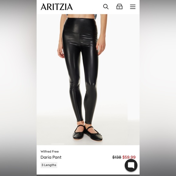 Wilfred Free Daria Pant Black XS - Picture 4 of 9